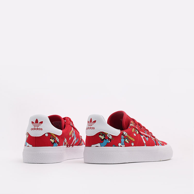  красные кроссовки adidas 3MC x Disney Sport Goofy FV9881 - цена, описание, фото 4